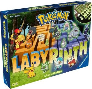 Labyrinth Pokemon świecący w ciemności