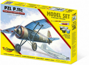 Mirage. Pzl P.11C Seria 09, Model do sklejania