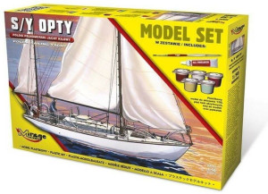 Model do sklejania. Jacht S/Y OPTY ser. 09