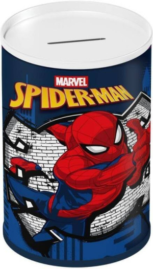Skarbonka metalowa Spiderman 10x15cm