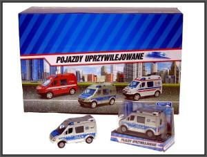 Mini Van Policja 8cm