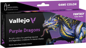 Vallejo: 72.194 - Game Color - Purple Dragons (8 x 18 ml)
