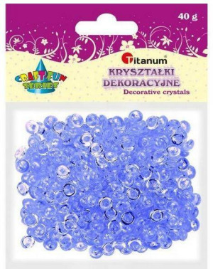 Koraliki plastikowe. Połówka kuli liliowe
