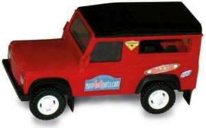 Teama Jeep czerwony