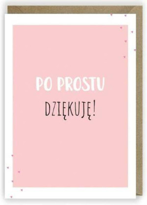 Kartka okolicznościowa. Dziękuję