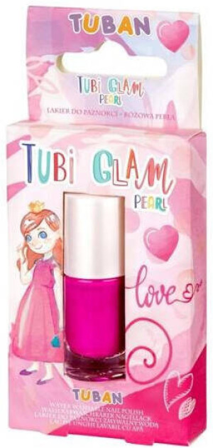 Lakier do paznokci. Tubi Glam. Różowy perłowy