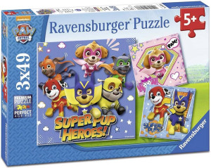 Ravensburger. Puzzle 3w1. Psi Patrol. Super Pup Heroes!