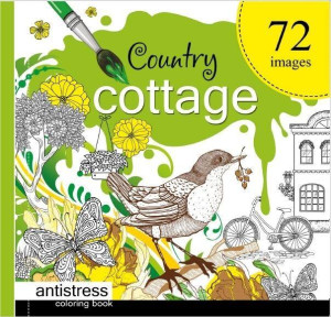 Kolorowanka antystresowa Country cottag