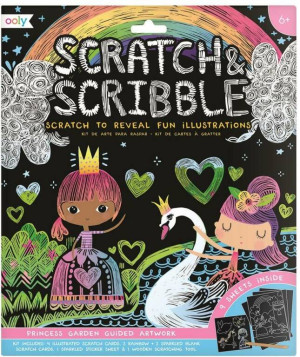 Zdrapywanki Scratch & Scribble. Ogród Księżniczki