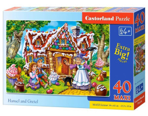Puzzle 40 maxi. Hansel and Gretel.