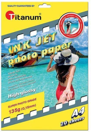 Papier A4/20K 135g fotograficzny do drukarek