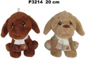Maskotka Pies 2 kolory 20 cm
