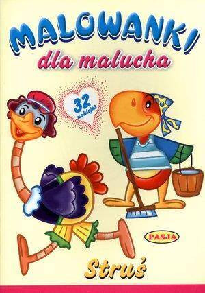 Malowanki dla malucha. Struś
