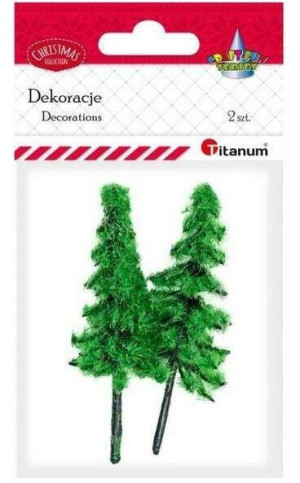 Drzewka plastikowe choinki