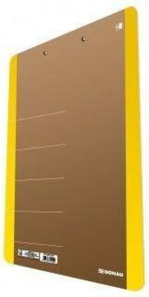 Clipboard z klipsem A4 żółty DONAU