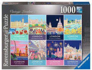 Puzzle 1000 Vintage Londyn