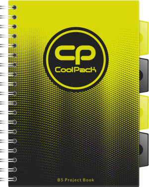 Kołobrulion B5 Coolpack 100 kartek Gradient LEMON