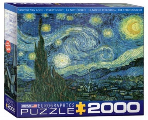 Puzzle 2000. Gwiaździsta noc, Vincent van Gogh