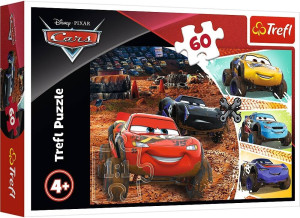 Puzzle 60. Auta. Zygzak McQueen z przyjaciółmi