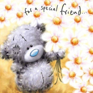 Karnet urodzinowy - For a special friend