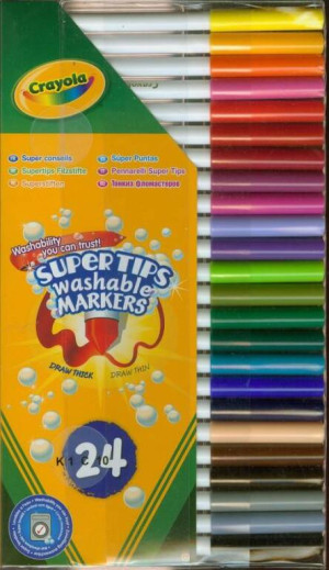 Zestaw 24 flamastrów. CRAYOLA