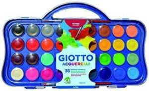 Giotto. Farby akwarelowe w pastylkach, 36 kolorów
