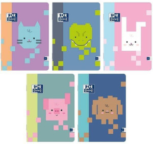 Zeszyt A5/16K linia Zoo Blocks OXFORD