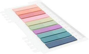 Zakładki indeksujące plastikowe 10x20 12mmx45mm