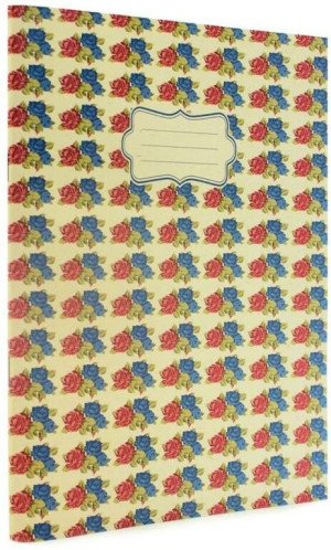 Vintage B. Zeszyt A5/40K linia, żółty