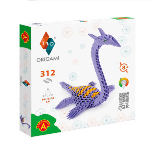 Origami 3D. Plezjozaur