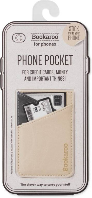 Bookaroo Phone pocket portfel na telefon beżowy