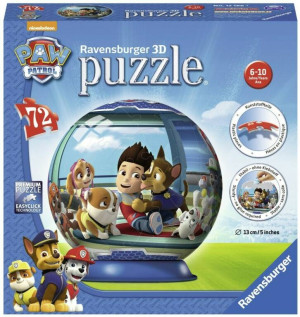 Puzzle 3D kula. Psi Patrol