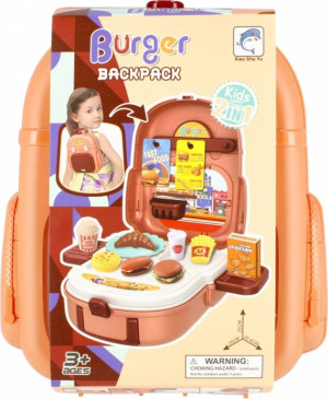 Zestaw kuchenny Fast Food plecak 503889 Mega Creative
