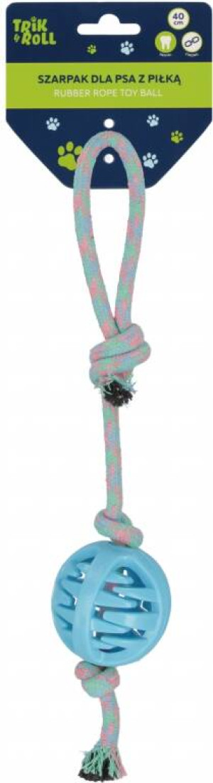 Szarpak dla Psa z piłką 40cm