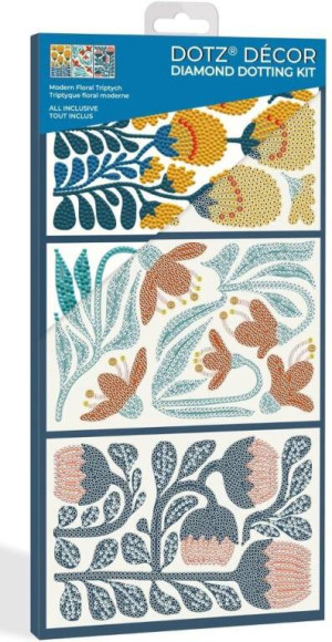 Diamond Dotz - Adults Modern Floral Triptych