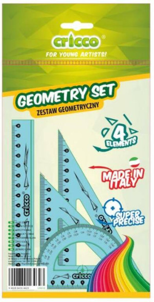 Zestaw geometryczny. 4 elementy