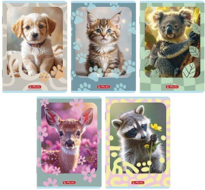 Zeszyt A5/16K linia Animals (20szt) HERLITZ