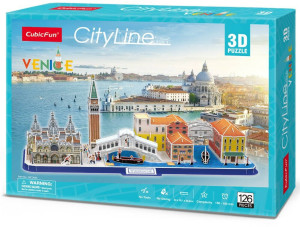 Puzzle 3D. Cityline. Wenecja. 126 elementów
