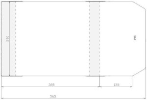 Okładka regulowana 290x520mm (50szt)