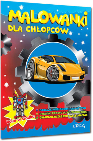 Malowanki dla chłopców.