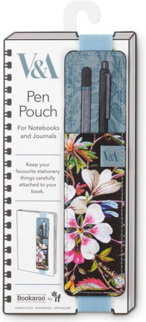 Uchwyt Pen Pouch. Black Floral