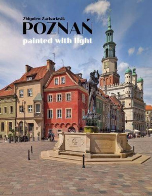 Poznań painted with light