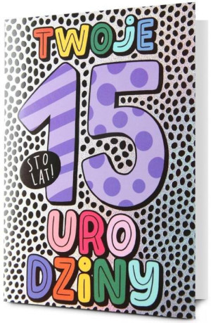 Karnet Urodziny 15