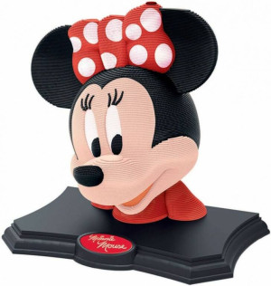 Puzzle 3D 160 Myszka Minnie (rzeźba do pomalowania