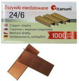 Zszywki miedziowane 24/6