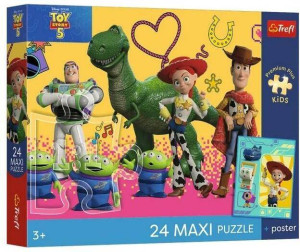 Puzzle 24 Maxi Toy Story 5 + plakat TREFL