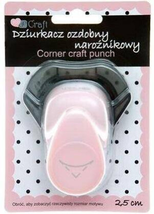 Dziurkacz ozdobny 25mm narożnikowy zaokrąglacz