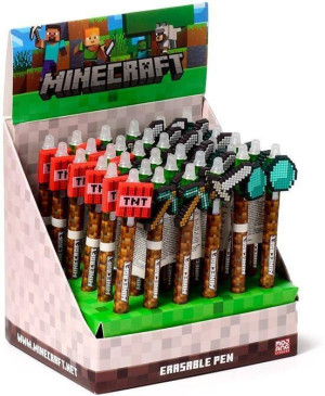 Długopis z silikonową nakładką Minecraft