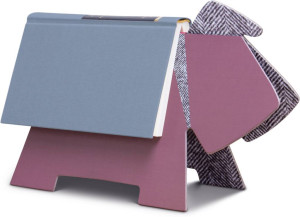 STAY! Doggy book rest - podstawka pod książkę fioletowa