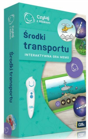 Środki transportu. Interaktywna gra memo. Czytaj z Albikiem
